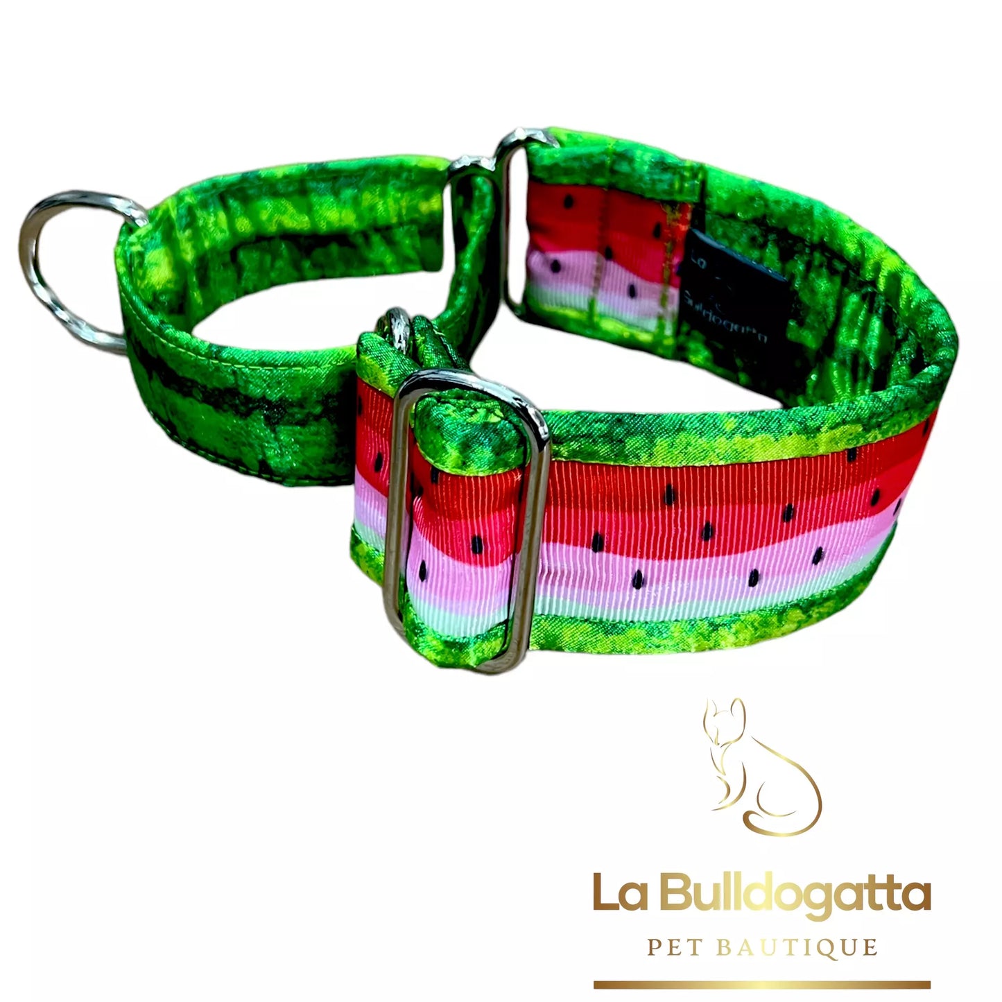 Martingale semi-strozzo 40 mm WATERMELON SMALL ITALIAN GREYHOUND